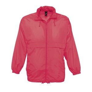 SOL'S 32000 - SURF Giacca Antivento Unisex Impermeabile Corallo fluo