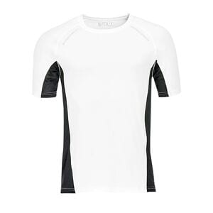 SOL'S 01414 - SYDNEY MEN T Shirt Uomo Manica Corta Running Bianco