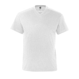 SOL'S 11150 - VICTORY T Shirt Uomo Scollo A "V" Blanc chiné