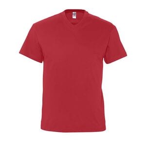 SOL'S 11150 - VICTORY T Shirt Uomo Scollo A "V" Rosso