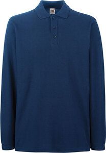 Fruit of the Loom SC63310 - Polo Premium manica lunga Blu navy