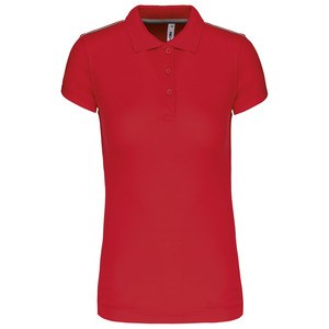 ProAct PA481 - POLO DONNA MANICHE CORTE Sporty Red