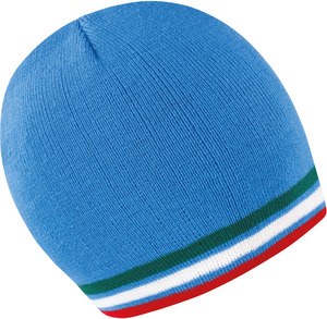 Result R368X - National Beanie Berretto "Supporter" Blue / Green / White / Red
