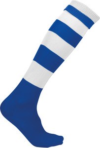 ProAct PA021 - CALZE SPORT A RIGHE Dark Royal Blue / White