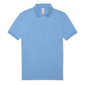 B&C BCID1 - Polo a manica corta da uomo Light Blue