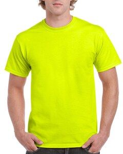 Gildan GN200 - Maglietta da uomo 100% cotone Ultra-T Fluo Yellow