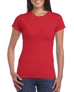Gildan GN641 - T-shirt a maniche corte da donna Softstyle Rosso