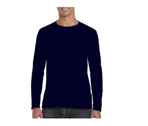 Gildan GN644 - T-shirt manica lunga da uomo Blu navy