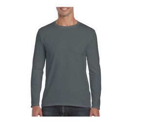 Gildan GN644 - T-shirt manica lunga da uomo Charcoal