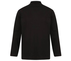 Henbury HY020 - T-shirt da uomo a maniche lunghe a collo alto