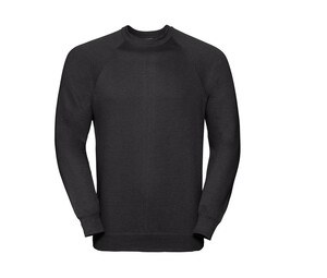 Russell JZ762 - Felpa da uomo con maniche raglan Nero