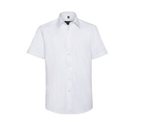 Russell Collection JZ923 - Camicia Oxford aderente Bianco