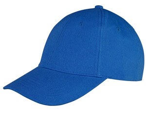 Result RC081 - Visiera Cap 6 Pannelli 100% Cotone Azure Blue