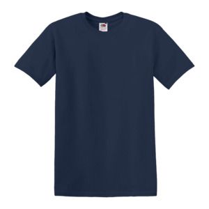 Fruit of the Loom SC220 - T-shirt girocollo da uomo Blu navy