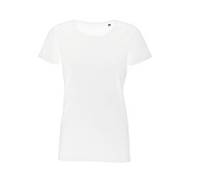 SANS Étiquette SE684 - T-Shirt Donna Senza Etichetta Bianco