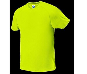 Starworld SW300 - T-shirt tecnica da uomo con maniche raglan Fluorescent Yellow