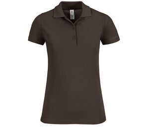 B&C BC409 - Polo da donna Saffron Timeless Marrone scuro