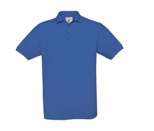 B&C BC410 - Polo da uomo in cotone zafferano Blu royal