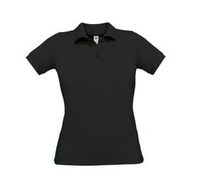 B&C BC412 - Polo da donna Zafferano 100% cotone Nero