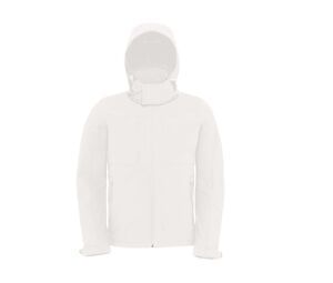 B&C BC650 - Hooded Softshell Men Bianco