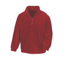 Risultato RS033 - giacca in pile da uomo con collo zip Rosso