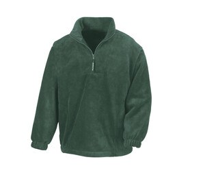 Risultato RS033 - giacca in pile da uomo con collo zip Verde bosco