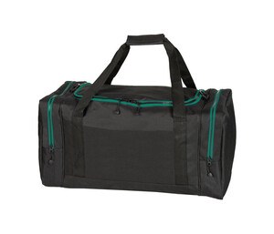 Black&Match BM907 - Sport Bag 55 Black/Kelly Green