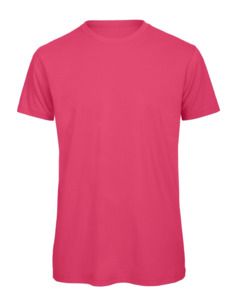 B&C BC042 - T-shirt da uomo in cotone biologico Fucsia