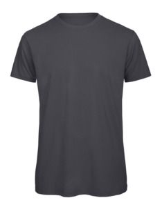B&C BC042 - T-shirt da uomo in cotone biologico Grigio scuro