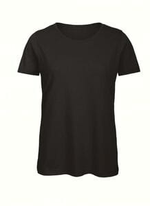 B&C BC043 - T-shirt da donna in cotone biologico Nero