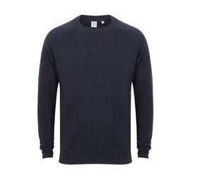 SF Men SF525 - Felpa da uomo aderente con maniche raglan Blu navy