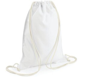 Bag Base BG910 - Speciale borsa da palestra per sublimazione Bianco