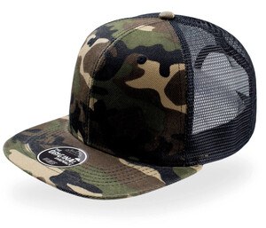 Atlantis AT092 - Cappellino Snap Retina Camouflage/Black