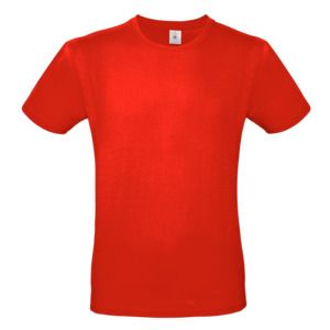 B&C BC01T - Maglietta da uomo 100% cotone Rosso