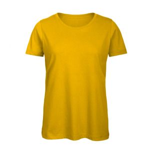 B&C BC02T - Maglietta da donna 100% cotone Giallo oro