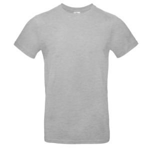 B&C BC03T - Maglietta da uomo 100% cotone Grigio medio melange