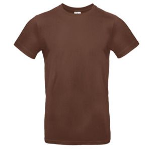 B&C BC03T - Maglietta da uomo 100% cotone Marrone scuro