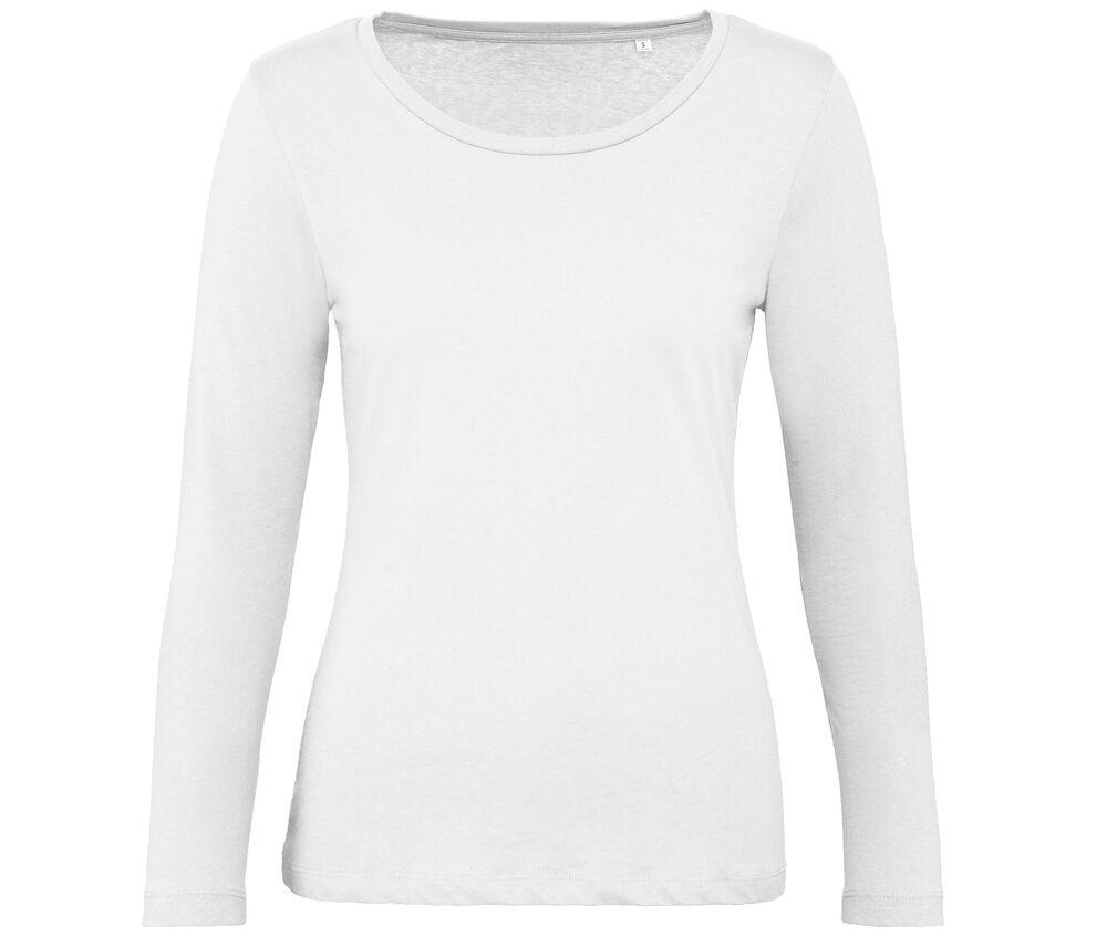 B&C BC071 - T-Shirt a manica lunga da donna 100% cotone biologico