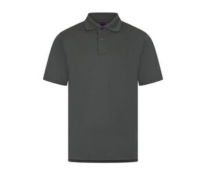 Henbury HY475 - Polo da uomo Cool Plus Charcoal