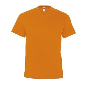SOL'S 11150 - VICTORY T Shirt Uomo Scollo A "V" Arancio