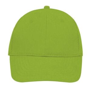 SOL'S 88100 - Buffalo Cappellino Adulto A 6 Pannelli Verde lime