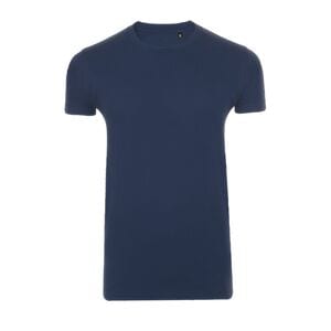 SOL'S 00580 - Imperial FIT T Shirt Uomo Slim Girocollo Manica Corta Blu oltremare