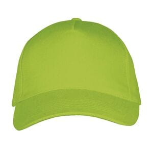SOL'S 00594 - LONG BEACH Cappellino Adulto A 5 Pannelli Verde lime