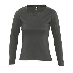 SOLS 11425 - MAJESTIC T Shirt Donna Girocollo Manica Lunga