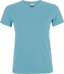 SOL'S 01825 - REGENT WOMEN T Shirt Donna Girocollo Blu atollo