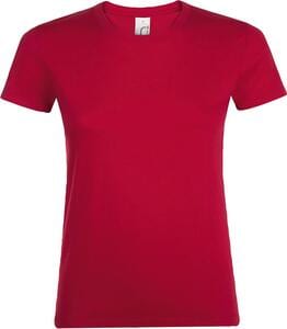 SOL'S 01825 - REGENT WOMEN T Shirt Donna Girocollo Rosso