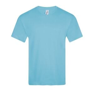 SOL'S 11150 - VICTORY T Shirt Uomo Scollo A "V" Blu atollo