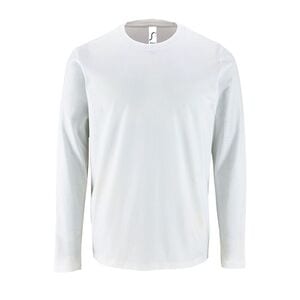 SOL'S 02074 - Imperial LSL MEN T Shirt Uomo Manica Lunga Bianco