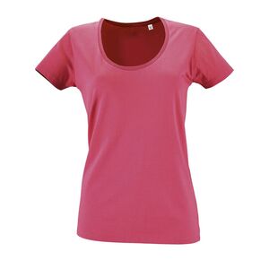SOL'S 02079 - Metropolitan T Shirt Donna Ampia Scollatura Rosa flash