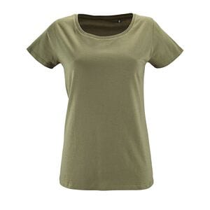 SOL'S 02077 - Milo Women T Shirt Donna Girocollo Khaki